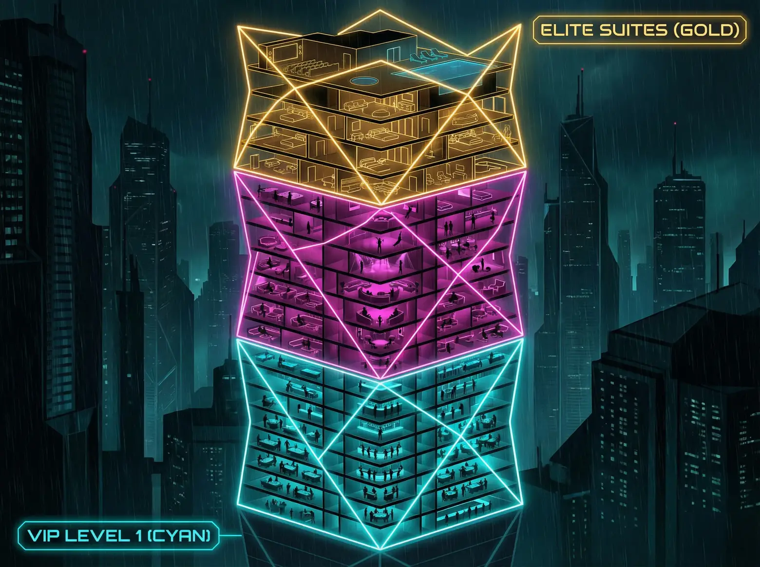 网赌软件 折纸艺术摩天楼VIP等级体系